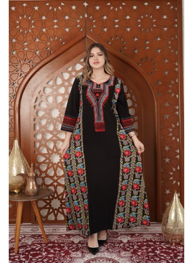 افندينا  R2026جلابية شالكي على عسيري بتفاصيل تراثية أنيقة - Image 1